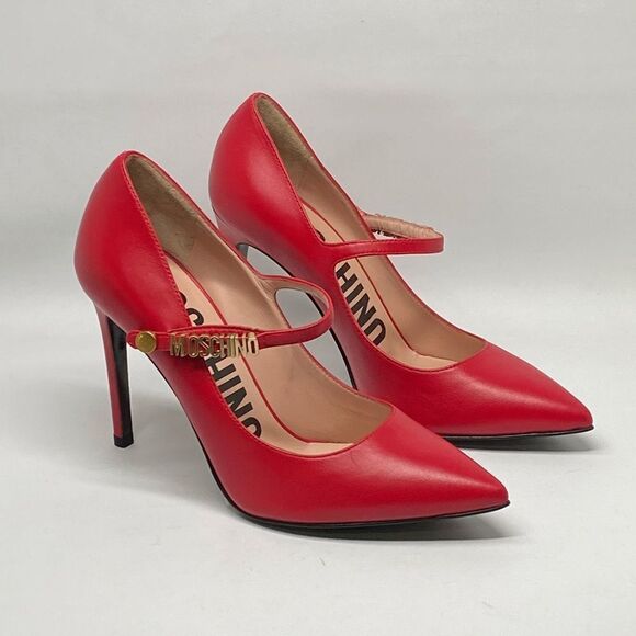 Moschino Leather Mary Jane Pump size 36 - Picture 5 of 16